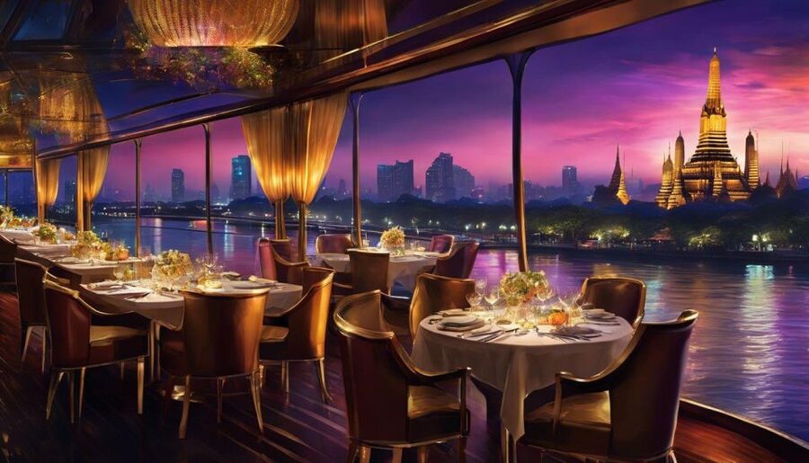 Bangkok: White Orchid Chao Phraya Dinner Cruise free Beer - Boarding the three-deck White Orchid