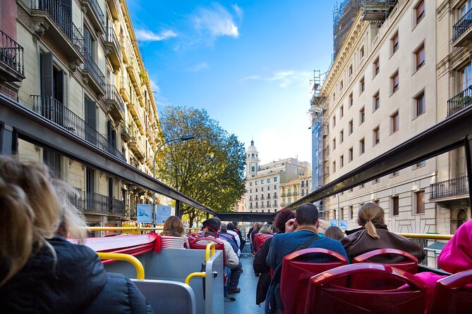 Barcelona City Tour Hop-On Hop-Off with Optional Boat - What the audio guide and upper deck add