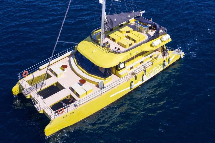 Barcelona: Daytime or Sunset Catamaran Cruise with Music - The Catamaran’s Lounge-Style Design
