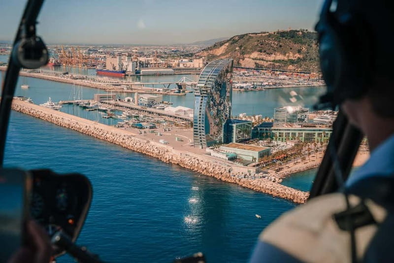 Barcelona: Helicopter, Boat Ride & Old Town Private Tour - Guides make the walking portion work