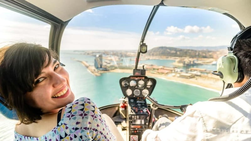 Barcelona: Helicopter Flight & Heliport Boat Transfer - Reaching the heliport by boat from Port Vell