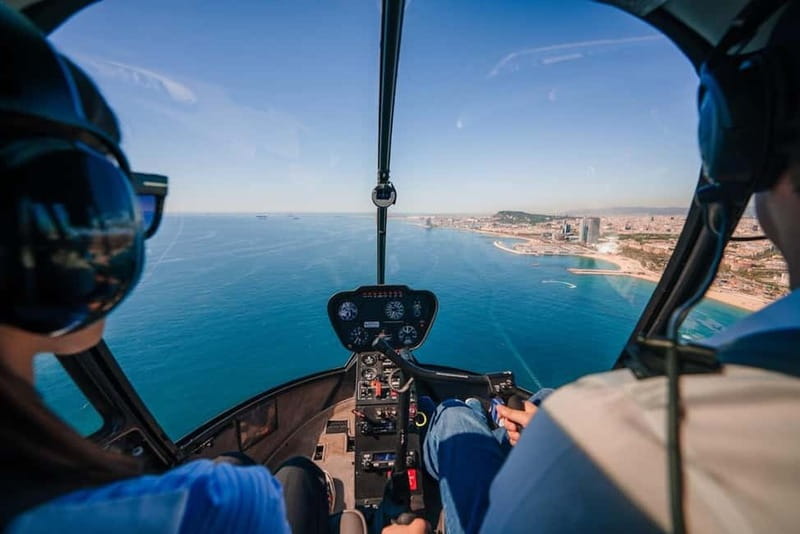 Barcelona: Helicopter Flight & Heliport Boat Transfer - Port Forum and the Blue Museum
