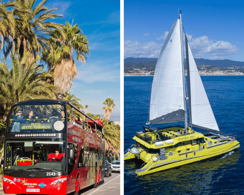 Barcelona: Hop-On Hop-Off Bus with Sailing Cruise - A useful first look at Barcelona from land and sea