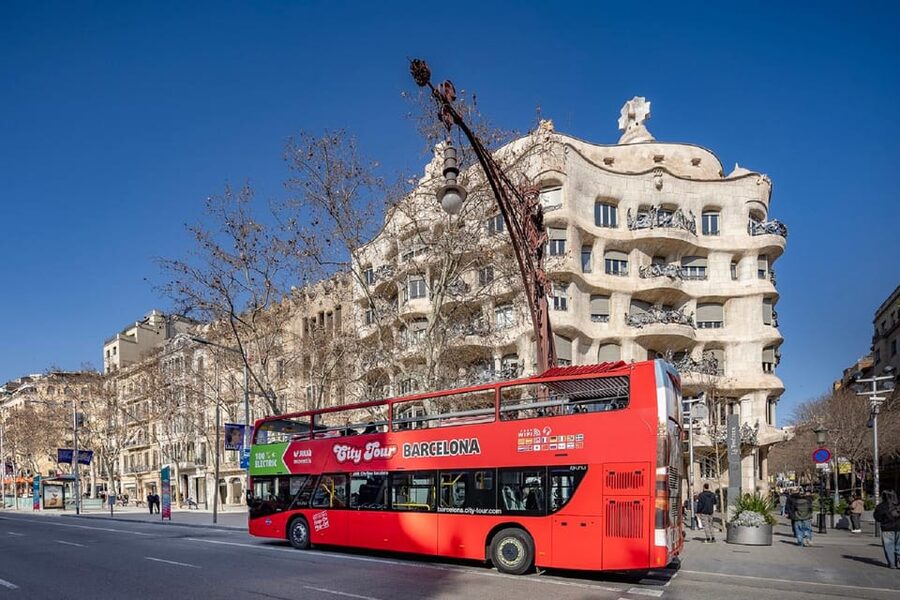 Barcelona: Hop-On Hop-Off Bus with Sailing Cruise - The orange route reaches Barcelona’s western sights