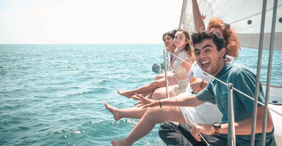 Barcelona: Midday or Sunset Sailing with Open Bar and Snacks - At a glance