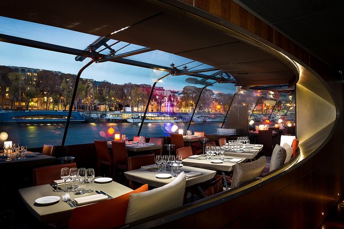 Bateaux Parisiens Seine River Gourmet Dinner & Sightseeing Cruise - The Seine route, from the Eiffel Tower to the old city