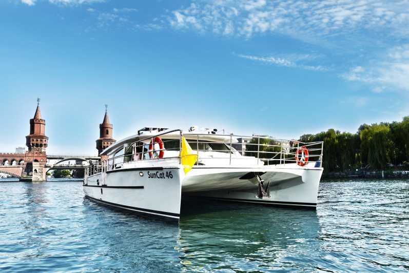 Berlin: Exclusive Boat Tour on a Solar-Powered Catamaran - Boarding behind the nhow Hotel