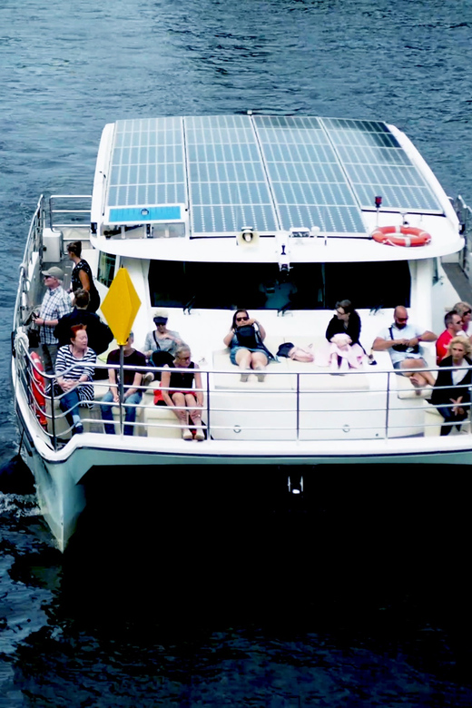 Berlin: Exclusive Boat Tour on a Solar-Powered Catamaran - The Mühlendamm lock adds a working city scene