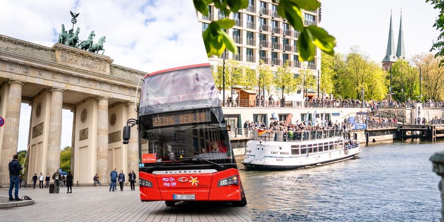 Berlin: Hop-On-Hop-Off Bus with Boat Cruise Option - Checkpoint Charlie and the central sights