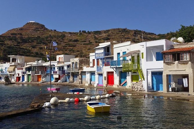 Best of Milos and Poliegos Catamaran snorkelling Cruise with BBQ - Seagull Islands and the old sulfur mines