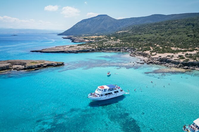 Blue Lagoon (Akamas) Bus & Boat Tour with Water Slide from Paphos - A full day from Paphos to the Akamas coast