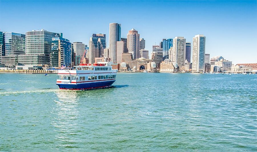 Boston: Boston Harbor Sunset Cruise - Boston Harbor from the water