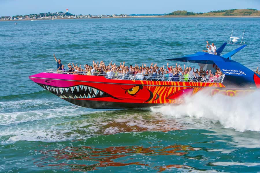 Boston: City Cruises Harbor Codzilla High Speed Thrill Boat - A 70-foot boat with serious muscle