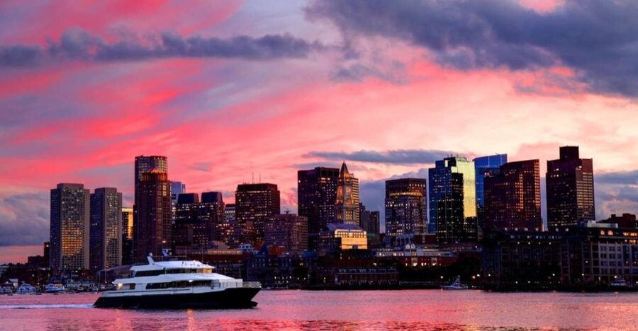 Boston: City Cruises Sunset Skyline Cruise with Commentary - South Boston and Castle Island