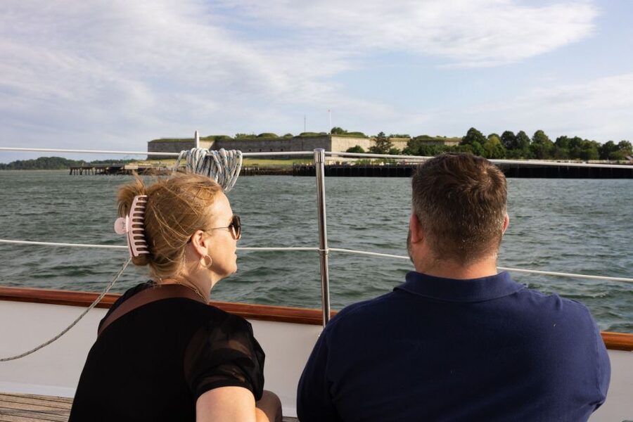 Boston: Harbor Champagne Sunset Sail from Rowes Wharf - What the Two-Hour Route Shows You