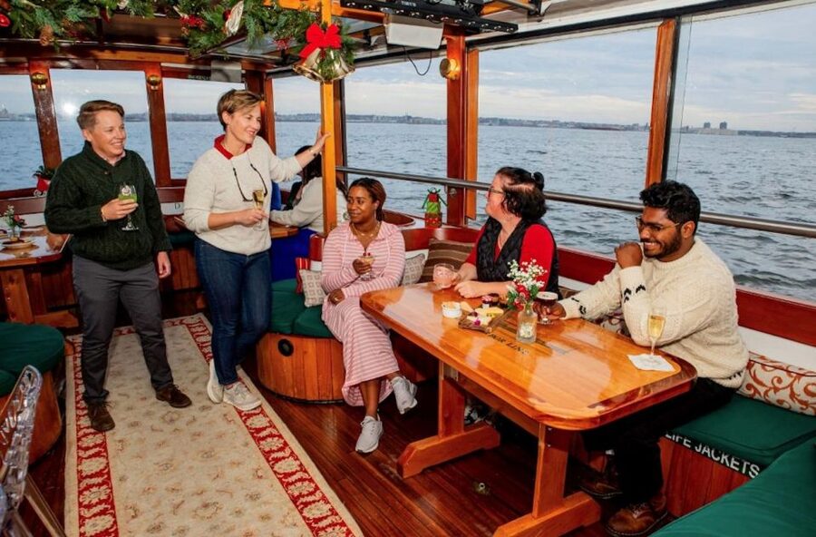 Boston: Harbor Sunset Yacht Cruise - Aboard the 115-Foot Northern Lights Yacht