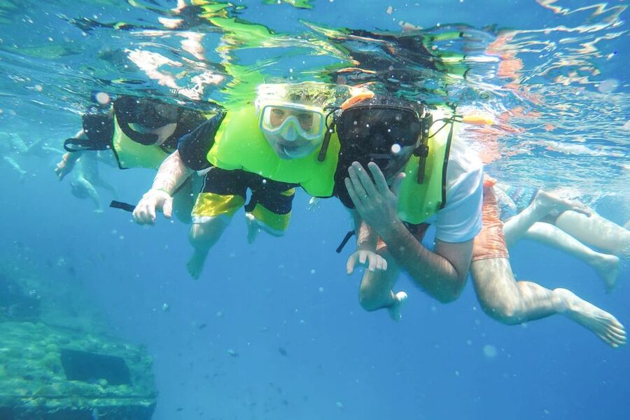 Bridgetown: Carlisle Bay Turtle and Shipwreck Boat Cruise - Snorkeling above the shipwrecks