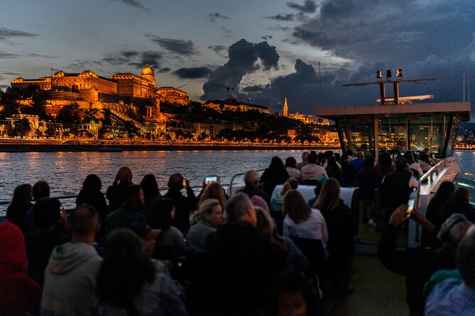 Budapest Danube River Sightseeing Night Cruise with Drink - The first stretch: Buda Castle and the western riverbank