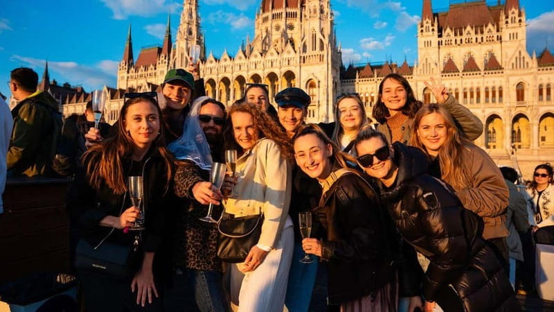Budapest: Sip and Sail River Cruise with Unlimited Prosecco - The upper deck is best for views, not refills