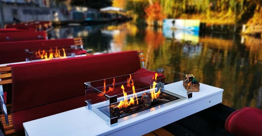 Burg: Spreewald Winter Cruise with Fireplace - Leaving Spreehafen Burg for Burg-Dorf