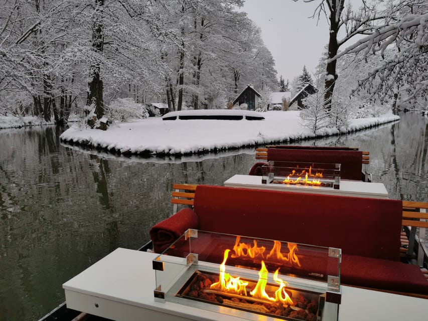Burg: Spreewald Winter Cruise with Fireplace - The small comforts make the difference