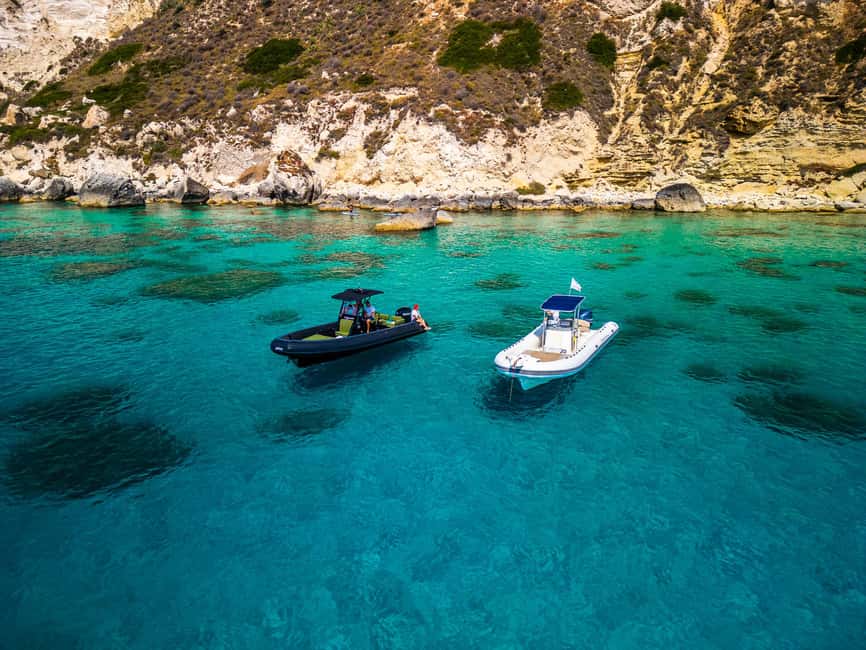 Cagliari: Boat Tour with 5 Snorkeling Stops & Free Drinks - Cala Mosca: the first long swim stop