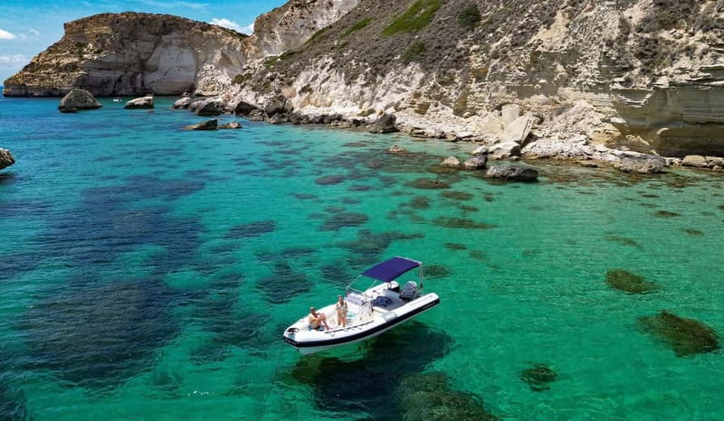Cagliari: Devil's saddle boat tour, 4 stops and prosecco - Poetto Beach and the final stretch