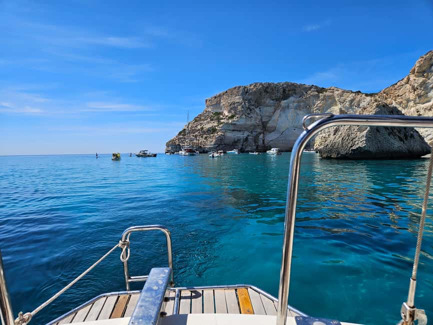 Cagliari Sailing Boat Tour with Snorkeling and Drink - Swimming and snorkeling in natural pools