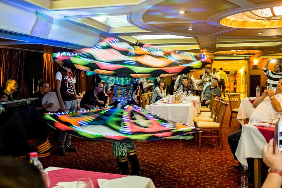 Cairo: Dinner Cruise on the Nile River - Boarding the dinner boat and finding your seat