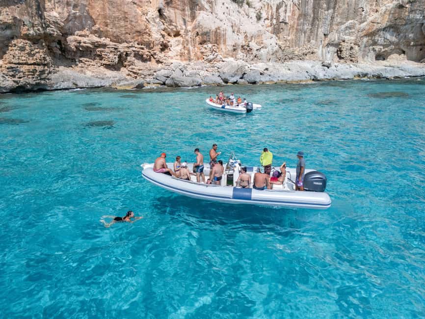 Cala Gonone: Gulf of Orosei Dinghy Cruise with Swim Stops - What the €100 price really covers