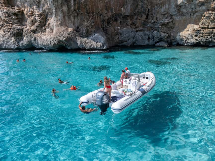 Cala Gonone: Gulf of Orosei Dinghy Cruise with Swim Stops - How to prepare for seven hours in sun and salt water