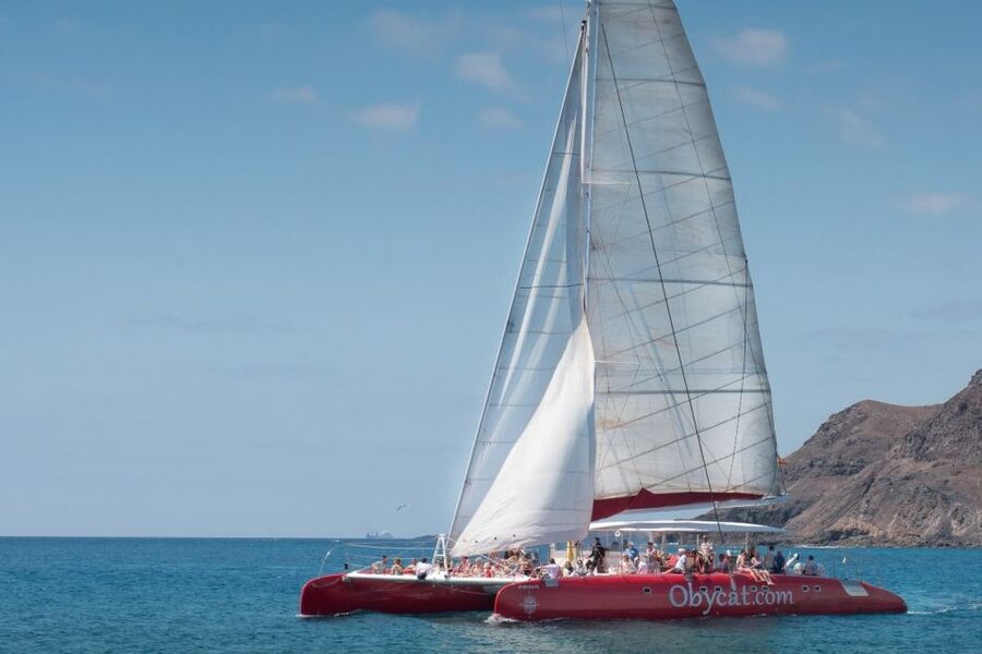 Caleta de Fuste: Catamaran Sailing Experience - The coastal ride to Pozo Negro