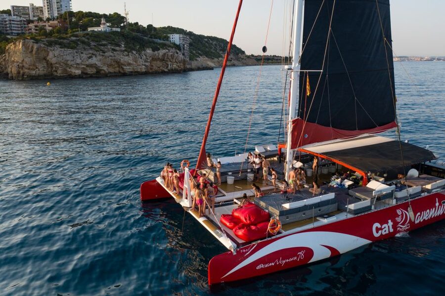Cambrils: Catamaran Cruise with Drinks and BBQ Lunch Option - The ride toward Cap Salou and La Pineda