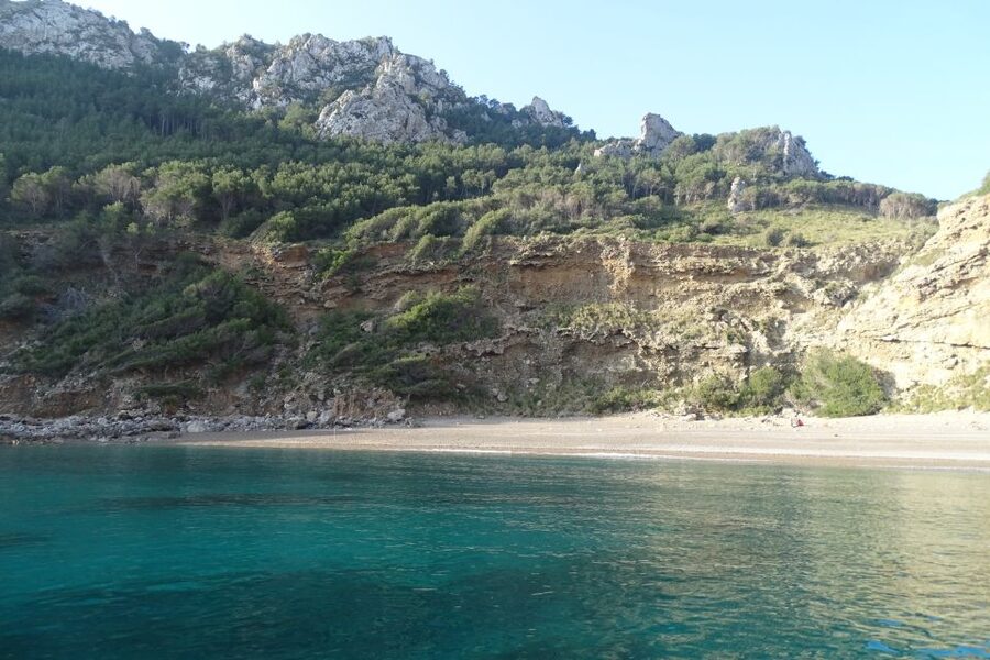 Can Picafort: Dolphin Watching Boat Tour, Swimming stop - The return route adds caves and the northern coast