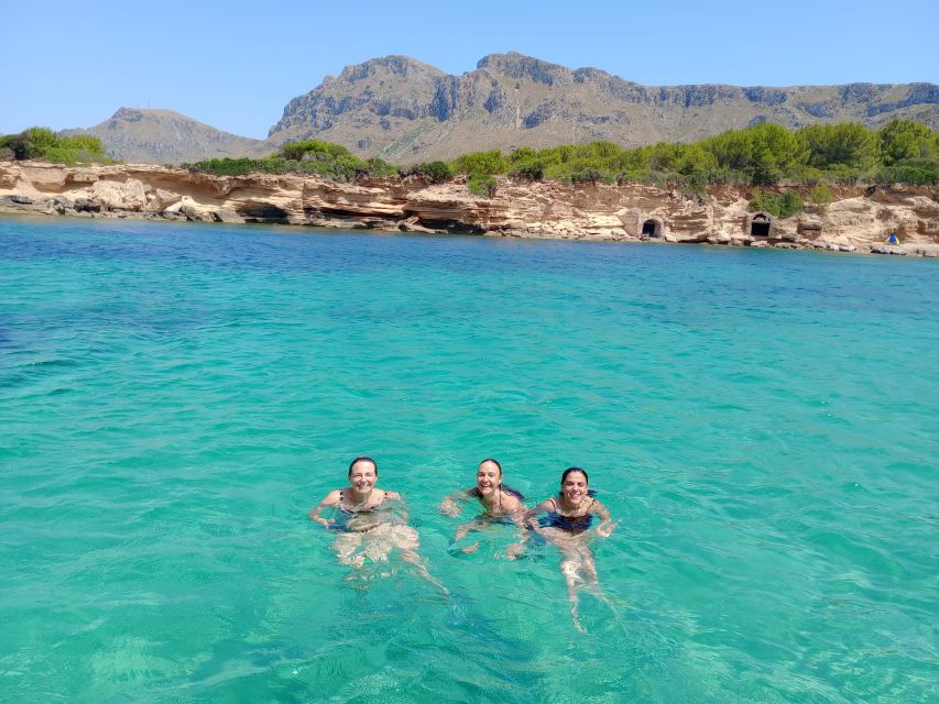Can Picafort: Dolphin Watching Boat Tour, Swimming stop - Swimming in a cove depends on the sea