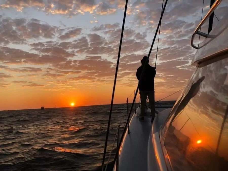 Cape Town: Sunset Champagne Cruise - Two glasses, music, and the changing mood onboard