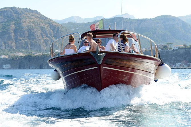 Capri & Blue Grotto Semi Private Boat Day Trip from Sorrento - Cala di Mitigliano and the first coastal views