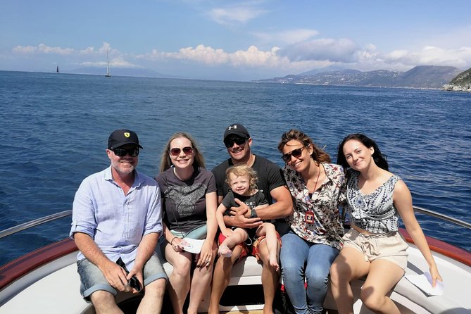 Capri Boat Tour from Sorrento: Swim, Grottos & Light Lunch - Green Grotto and the Faraglioni rocks