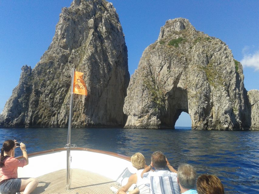 Capri: Island Boat Tour with Blue Grotto Stop - Marina Piccola and the southern coast