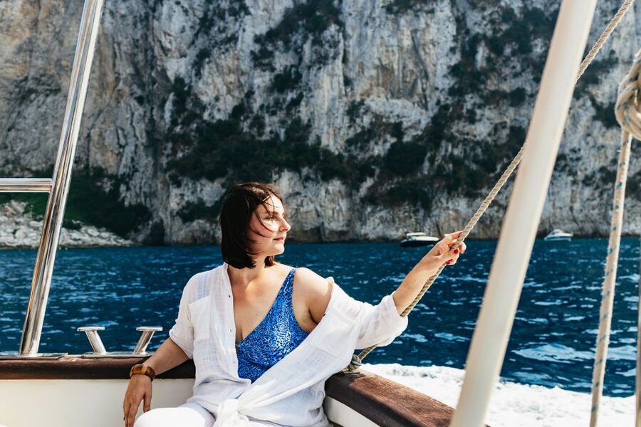 Capri: Island Boat Trip with Grottos - Marina Piccola and Casa Malaparte