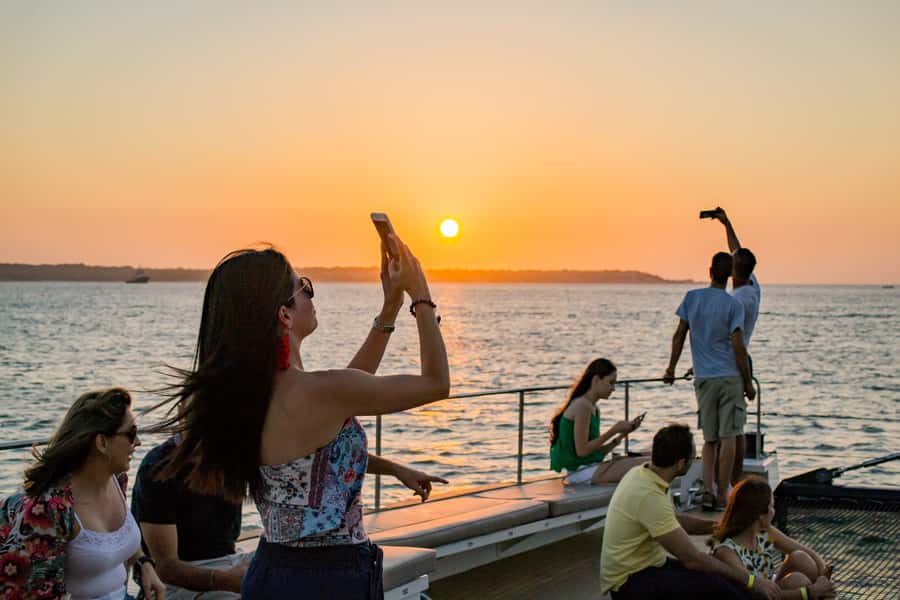 Cartagena de Indias: 2-Hour Sunset Cruise - The catamaran setup and comfort
