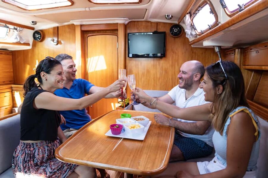 Catania: Cyclops Coast Cruise with Appetizer & Snorkeling - The morning and sunset schedules