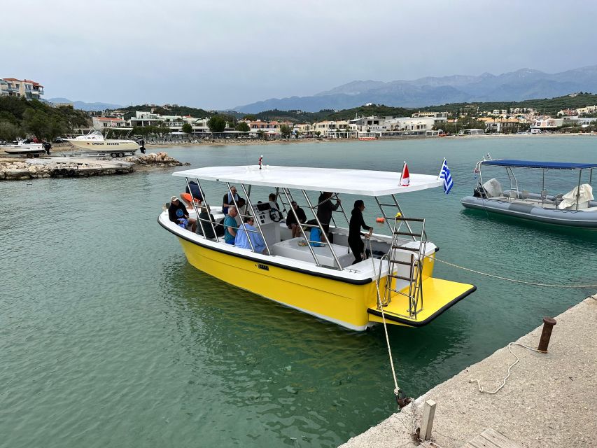 Chania: Boat Trip with Guided Snorkeling & Stand-Up Paddling - Three hours along the coast