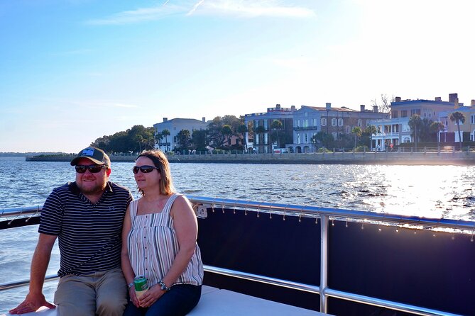 Charleston Harbor Sunset Cruise - Sunset photos, drinks, and the return to downtown