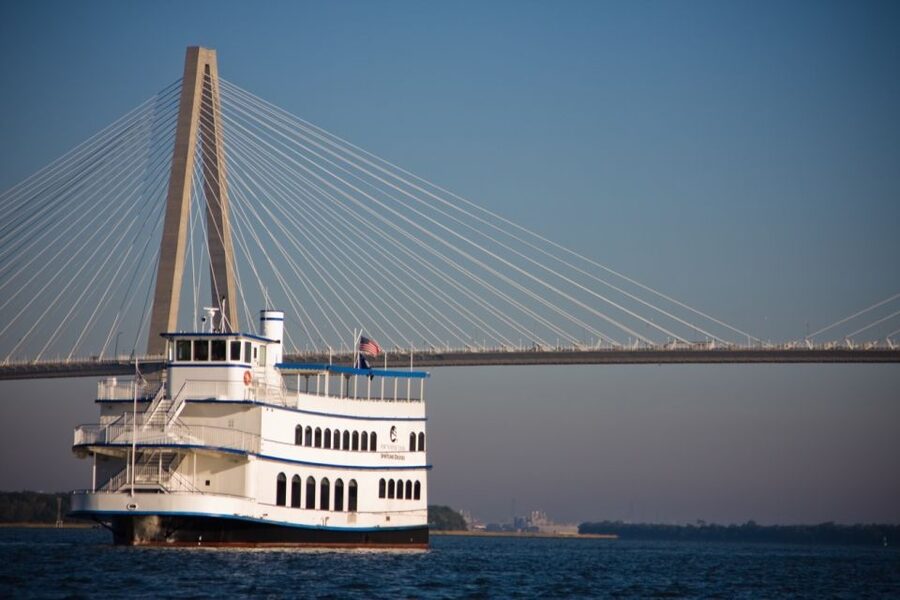 Charleston: Luxury Harbor Dinner Cruise - Boarding at Patriots Point