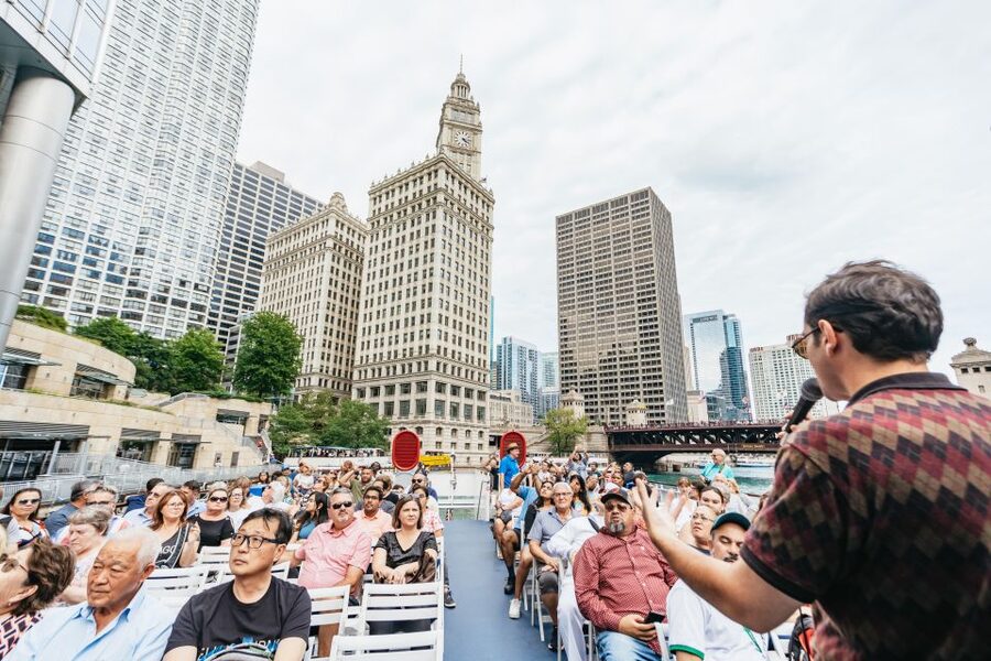 Chicago: 1.5-Hour Lake and River Architecture Cruise - From DuSable Bridge to Wolf Point