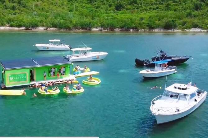 Circle the Island of St. John | Lunch stop at Lime Out (Taco Boat) - The North Shore cruise starts with the best views