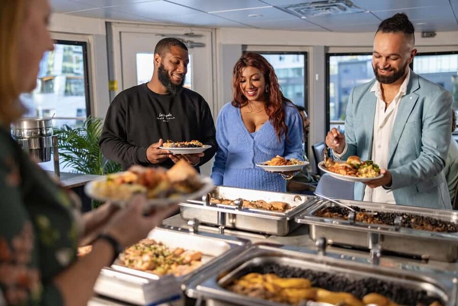 City Cruises Boston: Harbor Buffet Lunch or Dinner Cruise - Boarding at Commonwealth Pier in the Seaport