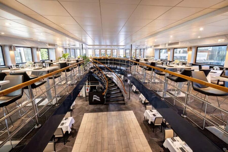 City Cruises Boston: Harbor Buffet Lunch or Dinner Cruise - The rooftop deck and Boston skyline views