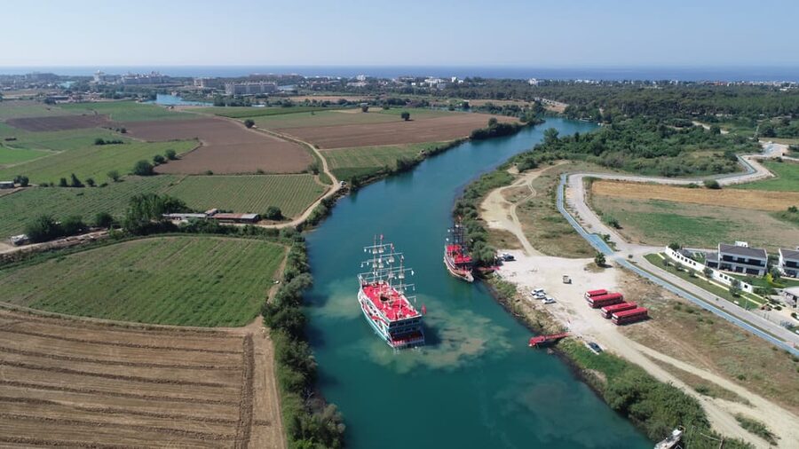 City of Side: Boat Tour on the Manavgat River w/ Bazaar Trip - Lunch on board after the swim